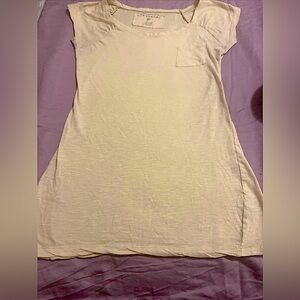 Eye Candy womens M  Crean shirt top  short sleeve